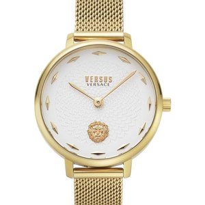 Versace White Gold Bracelet 36mm Watch